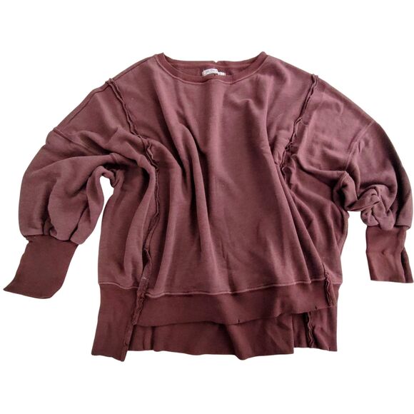 WE THE FREE FREE PEOPLE CAMDEN CHOCOLATE LOVE NWOT S - Picture 1 of 7
